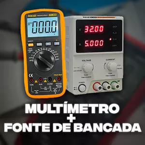 Imagem de capa para o Curso online Treinamento de Multímetro e Fonte de Bancada