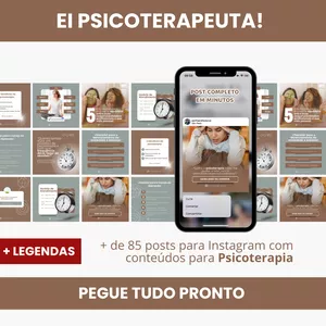Imagem do curso PACK PARA PSICOTERAPIA