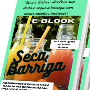 Imagem de capa para o Ebook Suco seca barriga