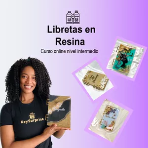 Imagen de portada para Curso online Libretas en Resina