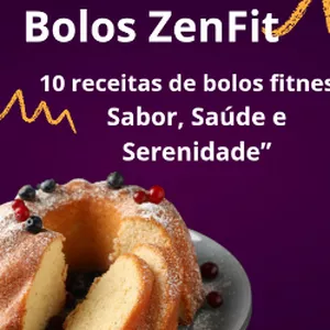 Imagem de capa para o Ebook Bolos ZenFit