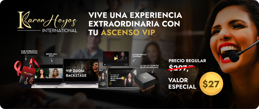 ASCENSO VIP LA SEMANA DEL COACH CON KAREN HOYOS.