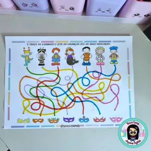 Imagem de capa para o Ebook Atividade - Máscaras