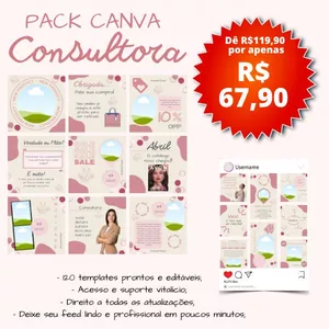 Imagem do curso PACK CANVA CONSULTORA