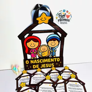 Imagem de capa para o Ebook História na Sacola – O Nascimento de Jesus