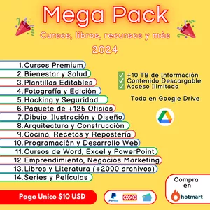 Imagen de portada para Ebook Mega Pack - Cursos, Libros y Recursos