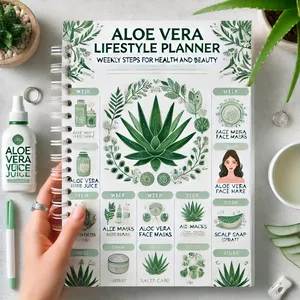 Cover image for Ebook Aloe Vera Lifestyle Planner: Weekly Steps for Natural Health and Beauty