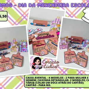 Imagem de capa para o Ebook 👩🏽‍🍳Mimos - Dia da Merendeira Escolar 