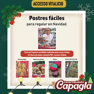 Imagen de portada para Curso online Postres Fáciles para Regalar en Navidad