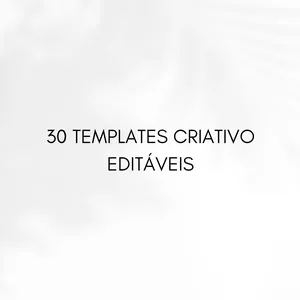 Imagem principal do produto 30 Templantes Criativos Editáveis