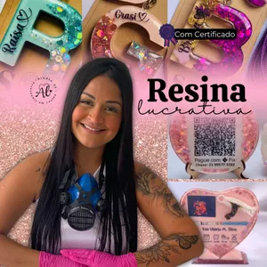 Imagem de capa para o Curso online Curso Arte Resina Lucrativa