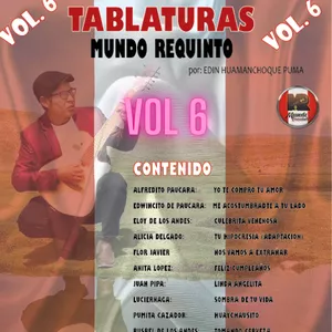 Imagen de portada para Ebook Tablaturas Mundo Requinto Vol. 6