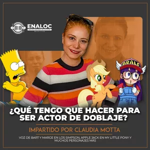 Imagen de portada para Curso online ¿Qué tengo que hacer para ser actor de doblaje? con Claudia Motta.