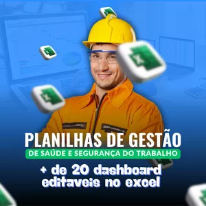 Imagem de capa para o Curso online PLANILHA DE GESTÃO DE SST - ATUALIZADO