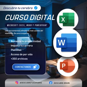 Imagen de portada para Ebook Curso digital de Microsoft Word, Microsoft Excel y Microsoft PowerPoint.