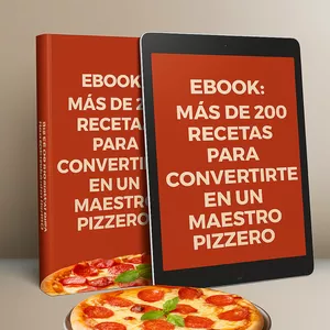 Imagen de portada para Ebook Ebook: El Gran Libro de la Pizza: 200 Recetas para Crear Sabores Sin Límites