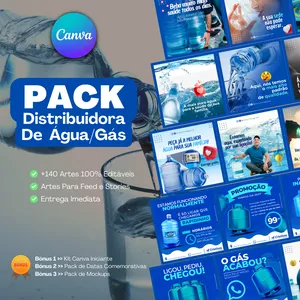 Imagem do curso Pack Canva Para Para Distribuidora de Água / Gás