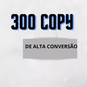 Imagem de capa para o Ebook 300 Copy de Alta Conversão 