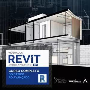 Imagem de capa para o Curso online Revit - Curso Completo do Básico ao Avançado