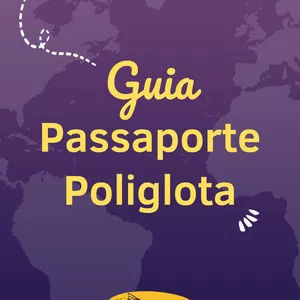Imagem de capa para o Ebook Guia Passaporte Poliglota