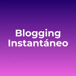 Imagen de portada para Ebook Blogging Instantáneo