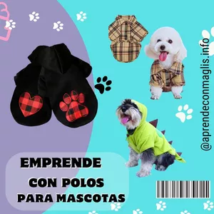Imagen de portada para Curso online Emprende con Polos para mascotas Maglis Cova