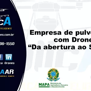 Imagem de capa para o Curso online Empresa de Pulverização com Drones - "Da abertura ao Sucesso"