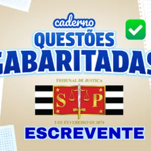 Imagem de capa para o Curso online Caderno de Questões TJ SP (Escrevente Técnico Judiciário)