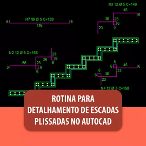 Imagem de capa para o Curso online Rotina para detalhamento de escadas plissadas