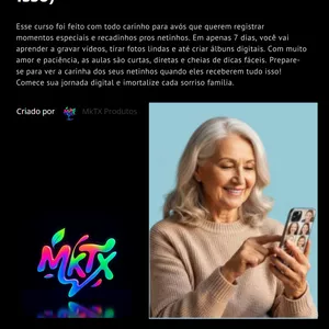 Imagem do curso Netinhos no Bolso – 7 Dias de Vídeos e Fotos Lindas pros Netos (Mesmo se Você Nunca Mexeu com Isso) 