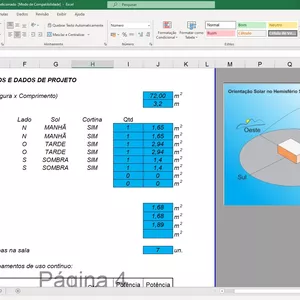 Imagem de capa para o Curso online PLANILHA EXCEL DIMENSIONAMENTO AR CONDICIONADO