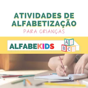 Imagem de capa para o Ebook ALFABEKIDS ® Atividades de Alfabetização para Crianças 