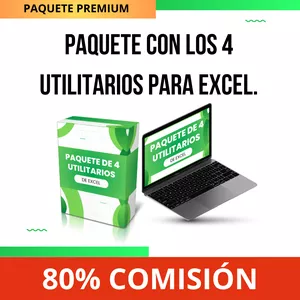 Imagen de portada para Curso online PAQUETE DE 4 UTILIRARIOS DE EXCEL