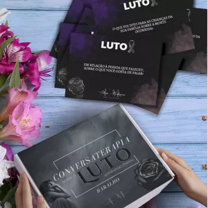 Imagem de capa para o Ebook Baralho de cartas para conversa sobre o Luto