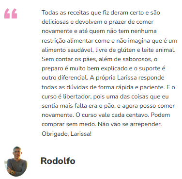 Depoimento de aluna