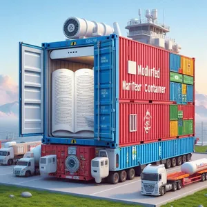 Imagem de capa para o Ebook Transformando Contêineres em Negócios