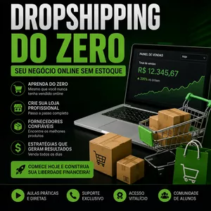 Imagem do curso     Dropshipping para Iniciantes