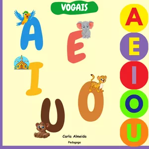 Imagem de capa para o Ebook Caderno de Atividades - Vogais