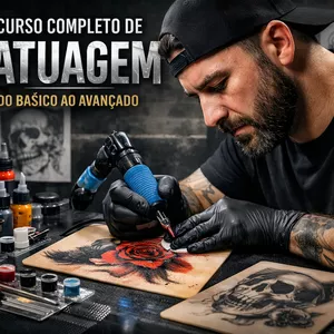 Imagem do curso Curso Completo de Tatuagem – Do Básico ao Avançado