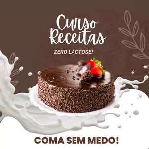 Imagem do curso RECEITAS ZERO LACTOSE