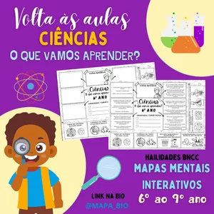 Imagem de capa para o Ebook Volta às aulas - Ciências: O que vamos aprender? 