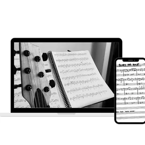 Imagen de portada para Curso online Armonía para guitarra nivel 1 - Conducción de voces