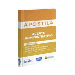 Imagem de capa para o Curso online APOSTILA - AGENTE ADMINISTRATIVO - CALÇADO-PE - IGEDUC