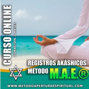 Imagen de portada para Curso online Registros Akáshicos Método M.A.E.