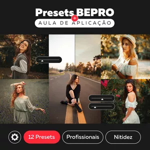 Imagem de capa para o Curso online Pack de Presets BEPRO