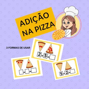 Imagem de capa para o Ebook ADIÇÃO NA PIZZA