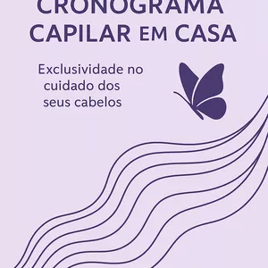 Imagem de capa para o Ebook Cronograma capilar facílimo que cabe no bolso