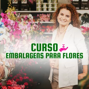 Imagem de capa para o Curso online CURSO EMBALAGENS E LAÇOS PARA FLORES 