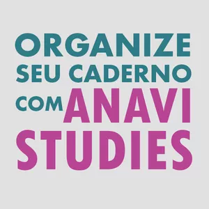 Imagem de capa para o Curso online Organize seu caderno com @AnaVi.Studies