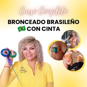Imagen de portada para Curso online Curso de Bronceado Brasileño Con Cinta